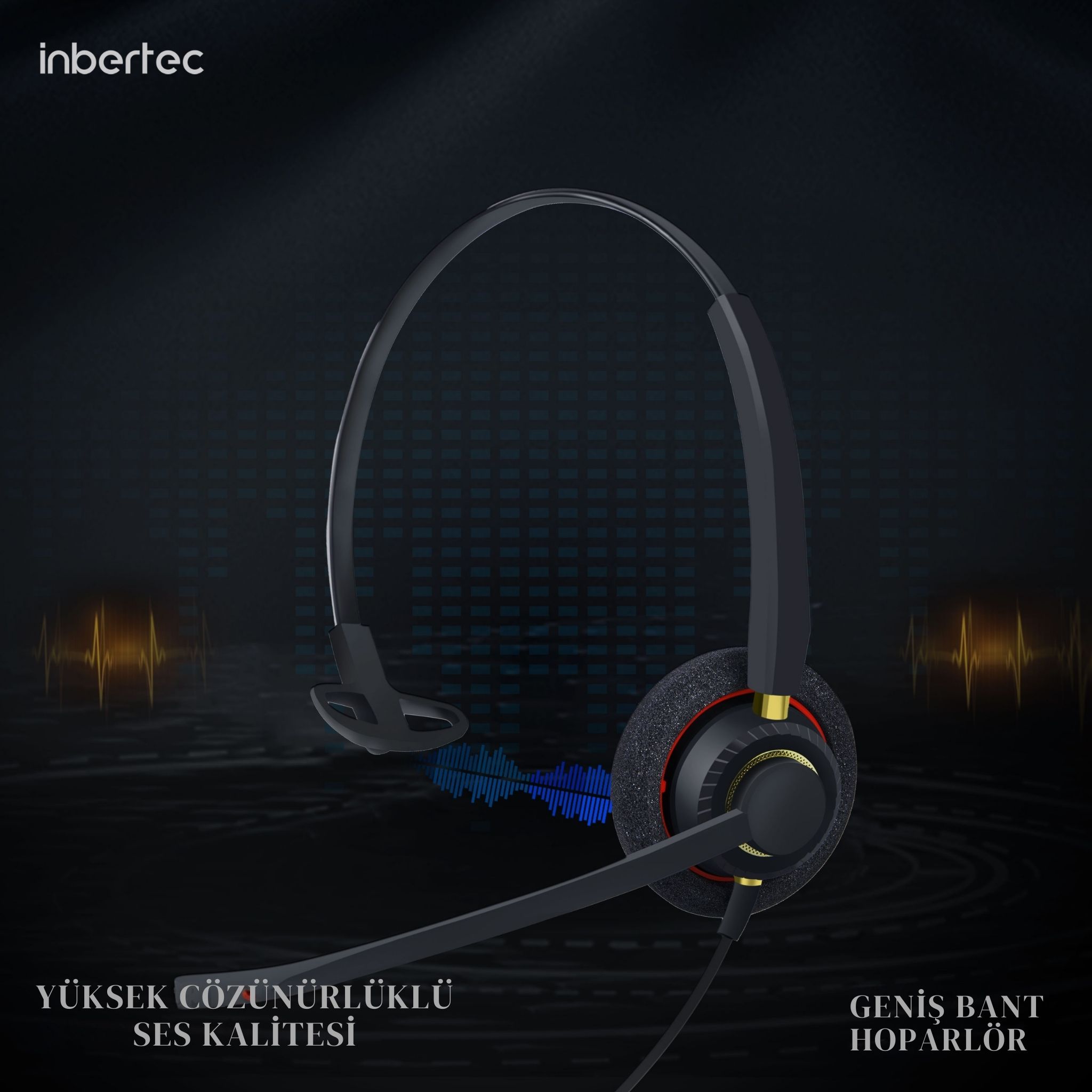 Inbertec UB805DM Duo &Ccedil;ağrı Merkezi Kulaklığı